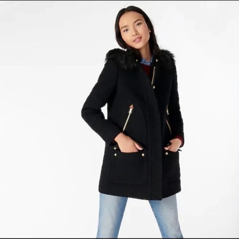 J. Crew Stadium Cloth Chateau Parka
